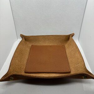 Handmade Leather Valet Tray